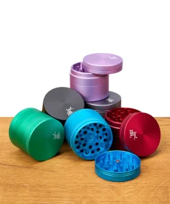 Black Leaf Aluminium Grinder Ø50mm Matt