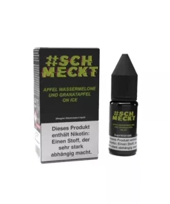 Alternative view of Apfel, Wassermelone und Granatapfel on Ice 10ml Nikotinsalz-Liquid