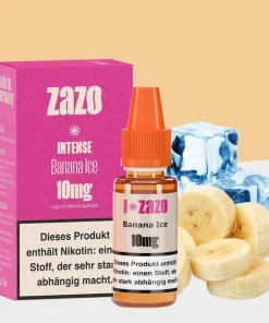 Alternative view of ZAZO Intense – Banana Ice 10mg/ml – E-Liquid