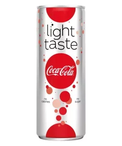 Alternative view of Coca Cola light taste blik 250 ml