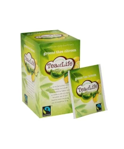 Alternative view of Tea of life green tea lemon (80x 2gr)