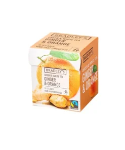 Bradley’s thee green/white ginger orange nr. 29 (6x 10 stuks)