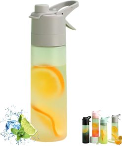 Alternative view of GYORI Spray Wasserflasche Sport-Wasserflasche Trinkflasche 650ml Für Radfahren Klettern Wandern & Bergsteigen Sportwasserflasche für Fitness/Radfahren/Camping/Laufen-grey