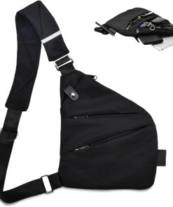 Alternative view of YAOZUP Diebstahlsichere Reisetasche, Multi-Pocket Brusttasche für Damen Herren, Anti Diebstahl Tasche Diebstahlsichere Tasche für Wandern Joggen
