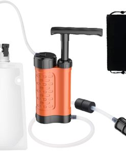 Alternative view of Generico Wasserfilter für Notfälle – Wasserreinigung zum – Wasserfilter mit manueller Pumpe leicht für Wandern und Camping