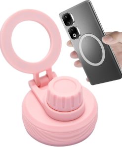 Alternative view of Wasserflaschen-Handyhalterung, Wasserflaschen-Ersatzdeckel, 6,7 x 6,7 x 4,8 cm, tragbarer Becheraufsatz, Videobetrachtung für Fitnessstudio, Radfahren und Training, mehrfarbig