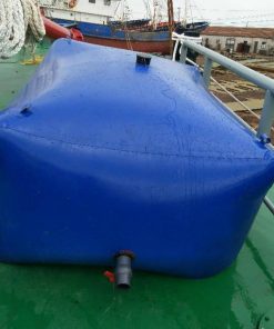 Tragbarer 540 l weicher, faltbarer Wasserblasentank mit Wasserhahn und Griffen, ideal für Notfall-Wasserspeicher, Brandschutz, große Kapazität, 142 Gallonen Lösung