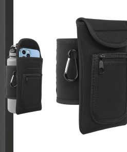 prota Magnetic Gym Bag, Tasche mit Magneten für Flasche, Magnetische Sporttasche Gym Zubehör mit Verstellbarem Gurt für Sport Arbeit Geeignet für Fitnessstudios