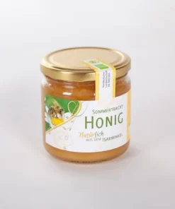 Bioimkerei Schnürch | Bio-Honig Sommertracht aus dem Isarwinkel 500g Glas