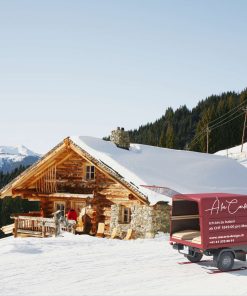 A La Carte PIAGGIO Sauna auf Rädern – Rot