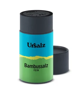 Alternative view of Ursalz ® | Feines Bambussalz im Salzstreuer mit Deckel