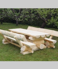 Alternative view of Blockbau Holzgarnitur Sweden, Lg.: 295cm – Gemütlichkeit in XXL