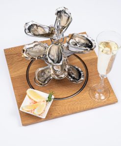 BBQ Grillgestell für Austern zum Grillen od. Servieren mit Platzteller