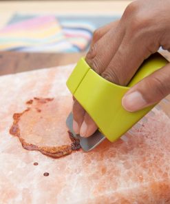 Alternative view of Himalaya Salzstein Grillplatten Reinigungsbürste mit Schaber