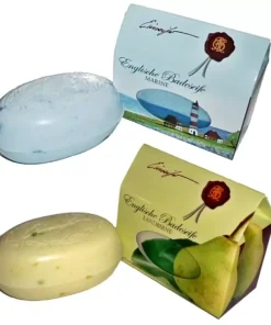 Einseifer | 2x englische Badeseife: Marine + Landbirne